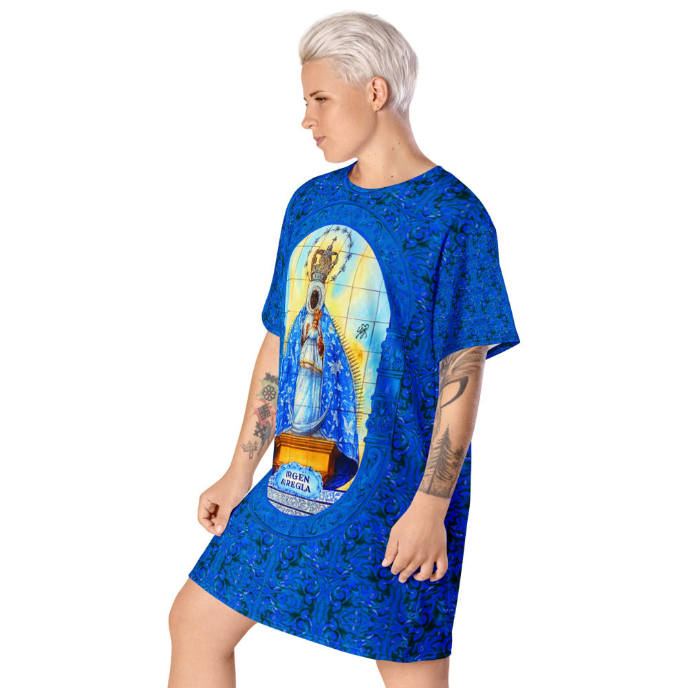 Virgen de Regla T-shirt dress