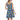 Blue tiles Skater Dress