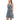 Blue tiles Skater Dress