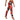 Red Tiles Yoga Leggings