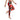 Red Tiles Yoga Leggings
