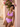 Pink Cuba high-waisted bikini against a pastel Havana wall with bougainvillea — House of Yas editorial