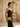 Virgen de la Caridad Crossbody at true size on model — House of Yas