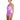 Fuchsia Calle Cuba One-Piece Swimsuit