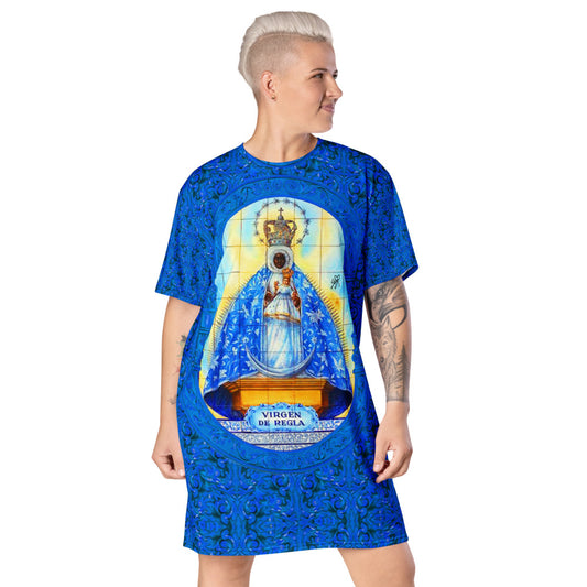 Virgen de Regla T-shirt dress