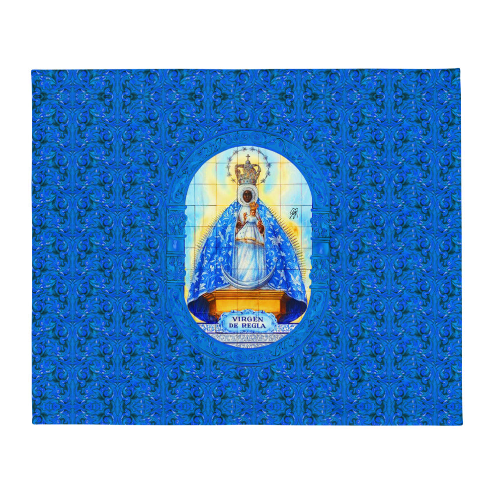 Virgen de Regla Throw Blanket