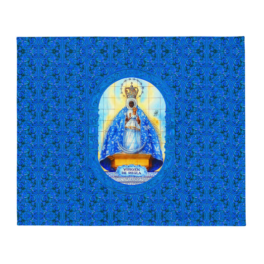 Virgen de Regla Throw Blanket