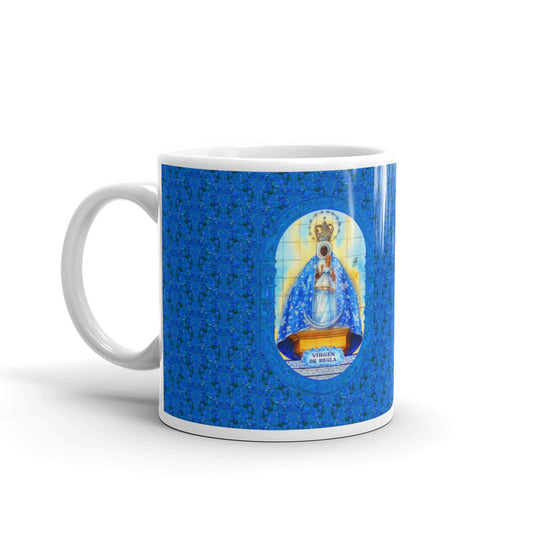 Virgen de Regla White glossy mug