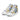 White Tiles Women’s high top canvas shoes
